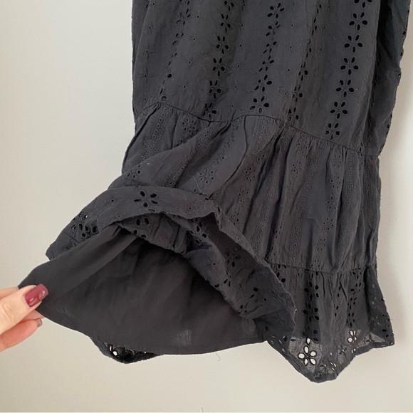 NWT Lulus Beyond the Boardwalk Black Eyelet
Lace Tiered Babydoll Dress XL - Picture 6 of 13